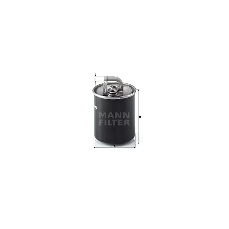 Filtre à carburant MANN-FILTER WK 842/17