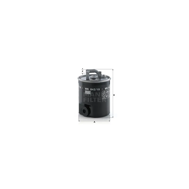 Filtre à carburant MANN-FILTER WK 842/19