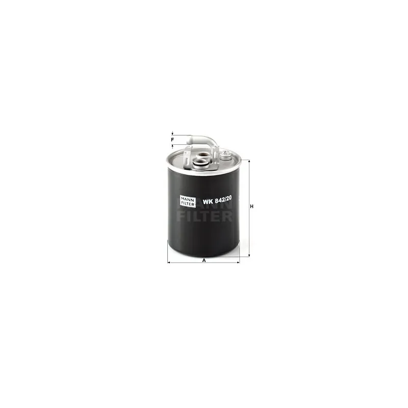 Filtre à carburant MANN-FILTER WK 842/20