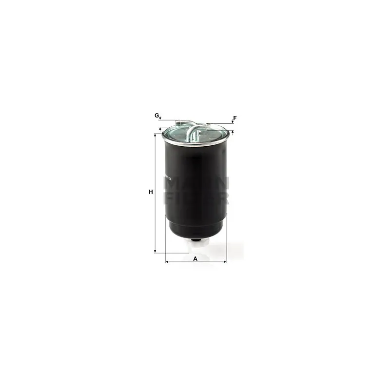 Filtre à carburant MANN-FILTER WK 842/3