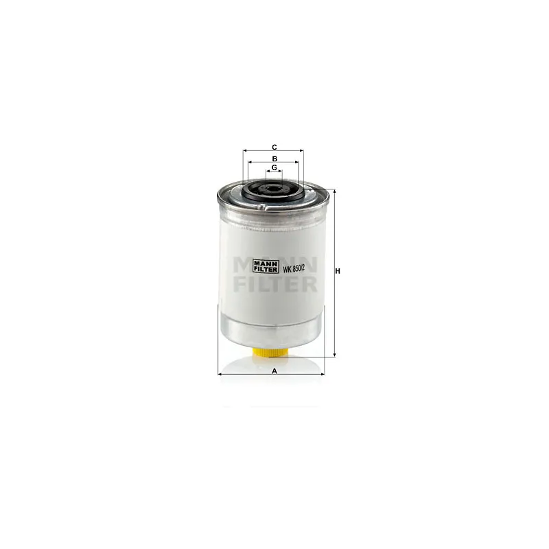 Filtre à carburant MANN-FILTER WK 850/2