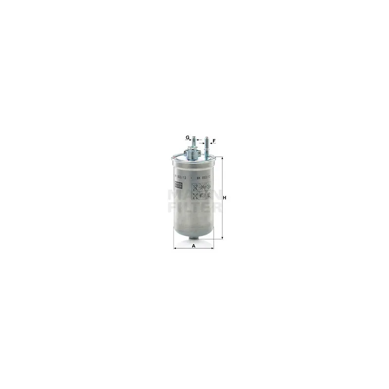 Filtre à carburant MANN-FILTER WK 853/13