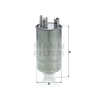 Filtre à carburant MANN-FILTER WK 853/24