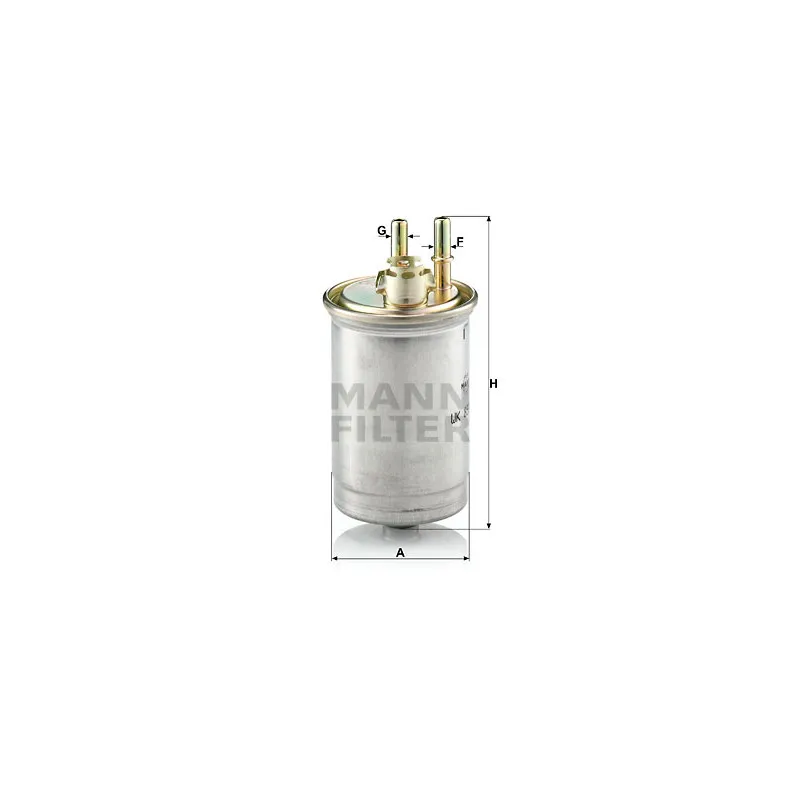 Filtre à carburant MANN-FILTER WK 853/7