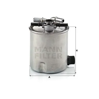 Filtre à carburant MANN-FILTER WK 9008