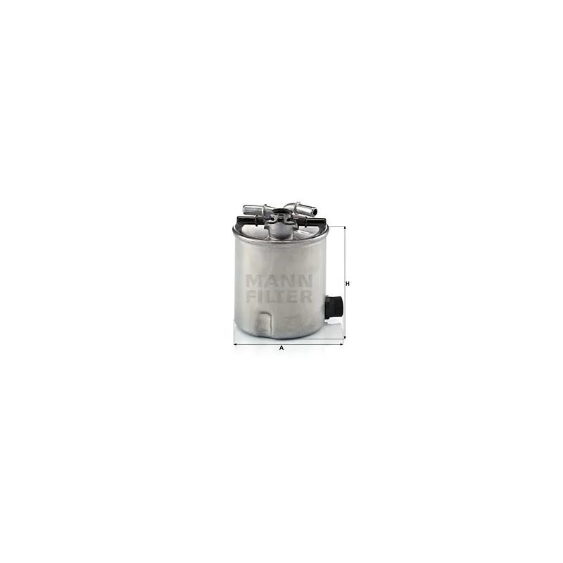 Filtre à carburant MANN-FILTER WK 9008