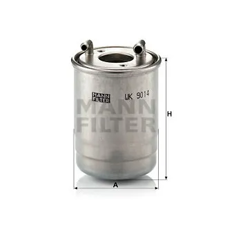 Filtre à carburant MANN-FILTER WK 9014 z