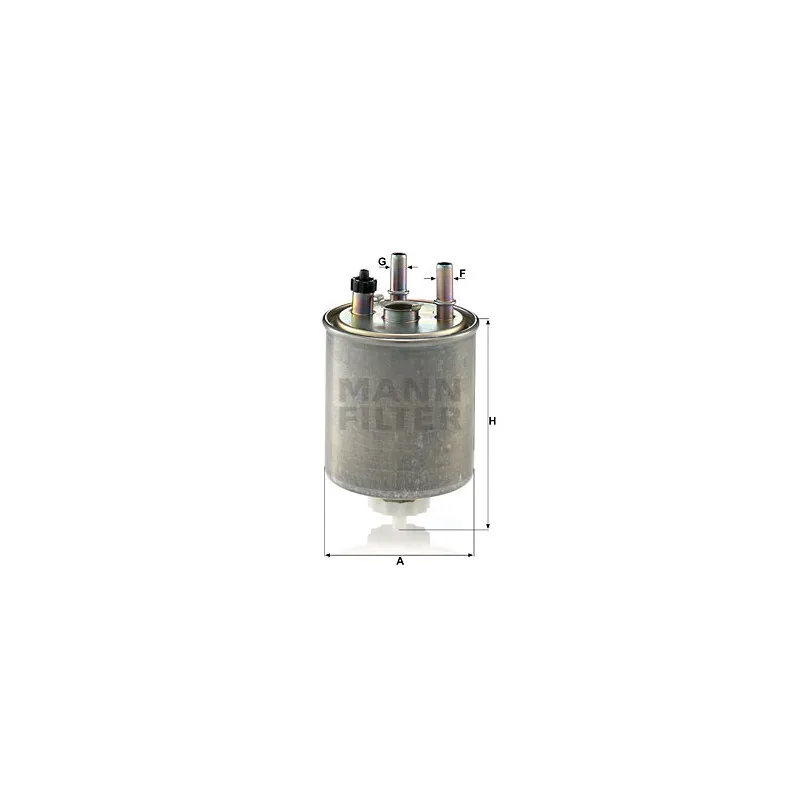 Filtre à carburant MANN-FILTER WK 9022