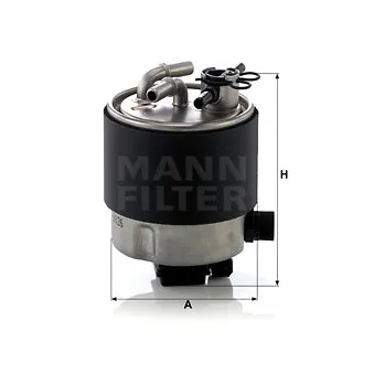 Filtre à carburant MANN-FILTER WK 9026