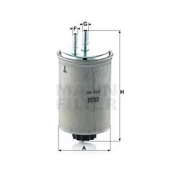 Filtre à carburant MANN-FILTER