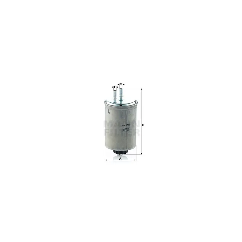 Filtre à carburant MANN-FILTER WK 9036