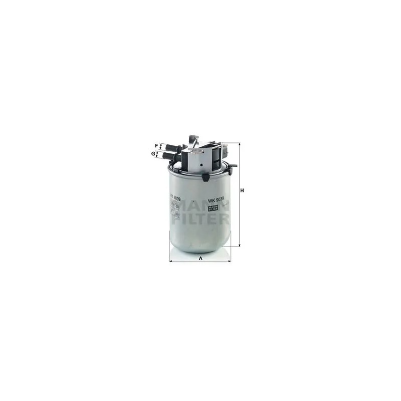 Filtre à carburant MANN-FILTER WK 9039