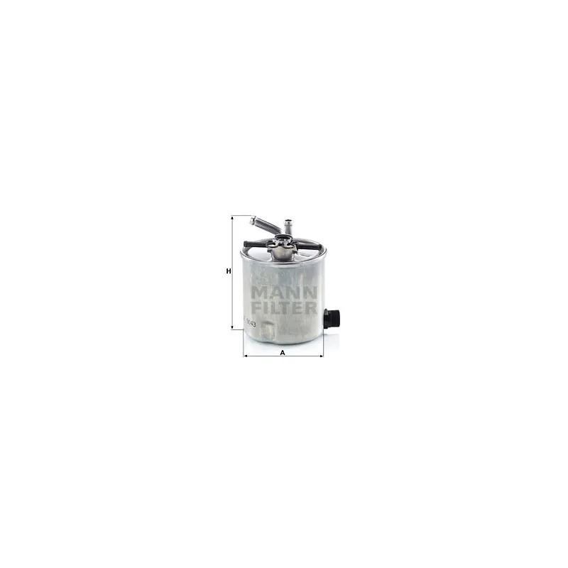 Filtre à carburant MANN-FILTER WK 9043