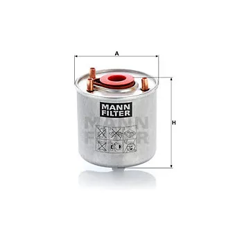 Filtre à carburant MANN-FILTER WK 9046 z