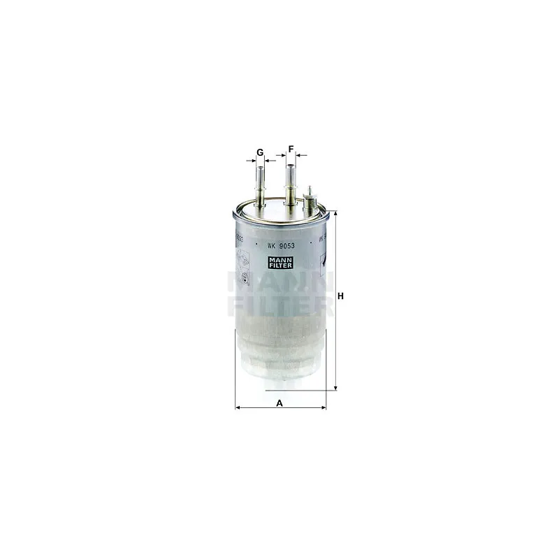 Filtre à carburant MANN-FILTER WK 9053 z