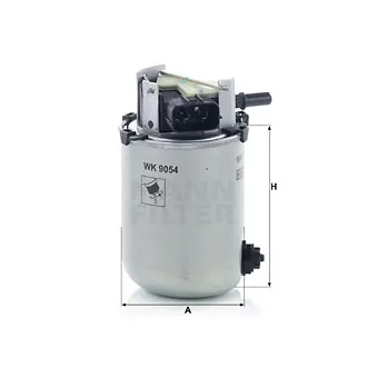 Filtre à carburant MANN-FILTER WK 9054