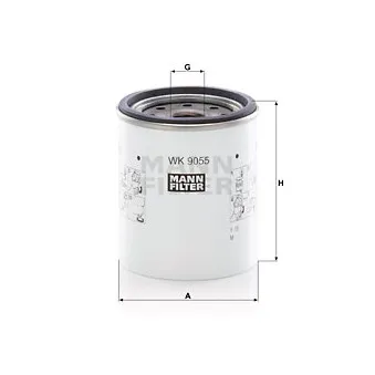Filtre à carburant MANN-FILTER WK 9055 z