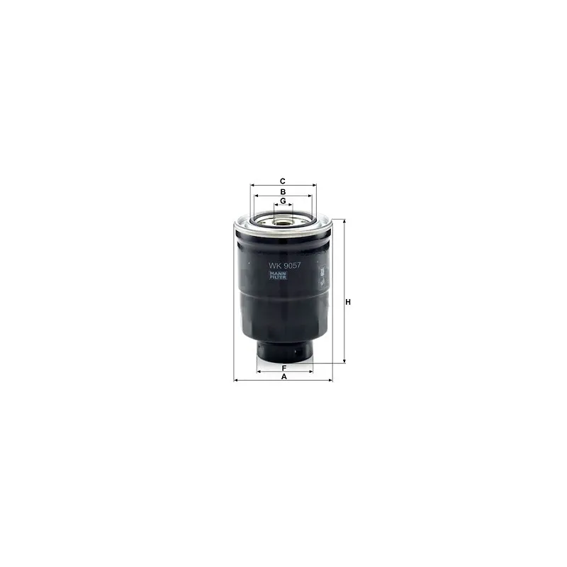 Filtre à carburant MANN-FILTER WK 9057 z