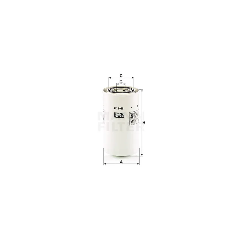 Filtre à carburant MANN-FILTER WK 9065
