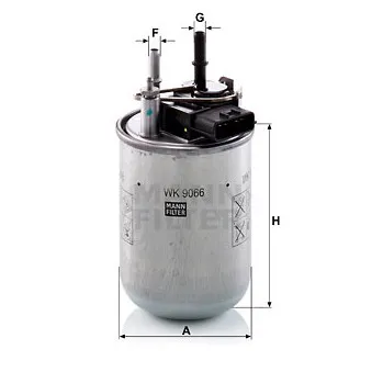 Filtre à carburant MANN-FILTER