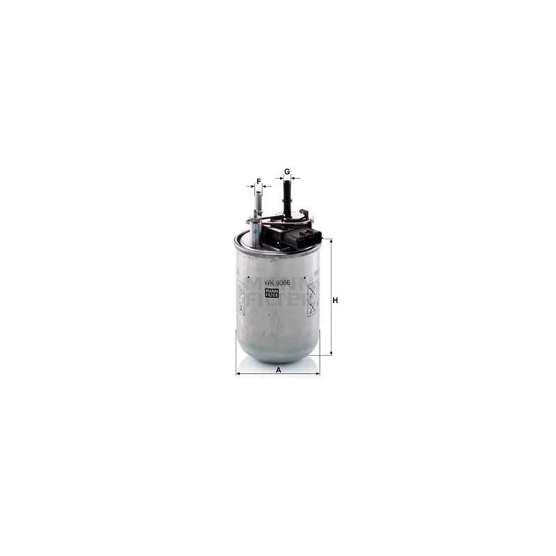 Filtre à carburant MANN-FILTER WK 9066
