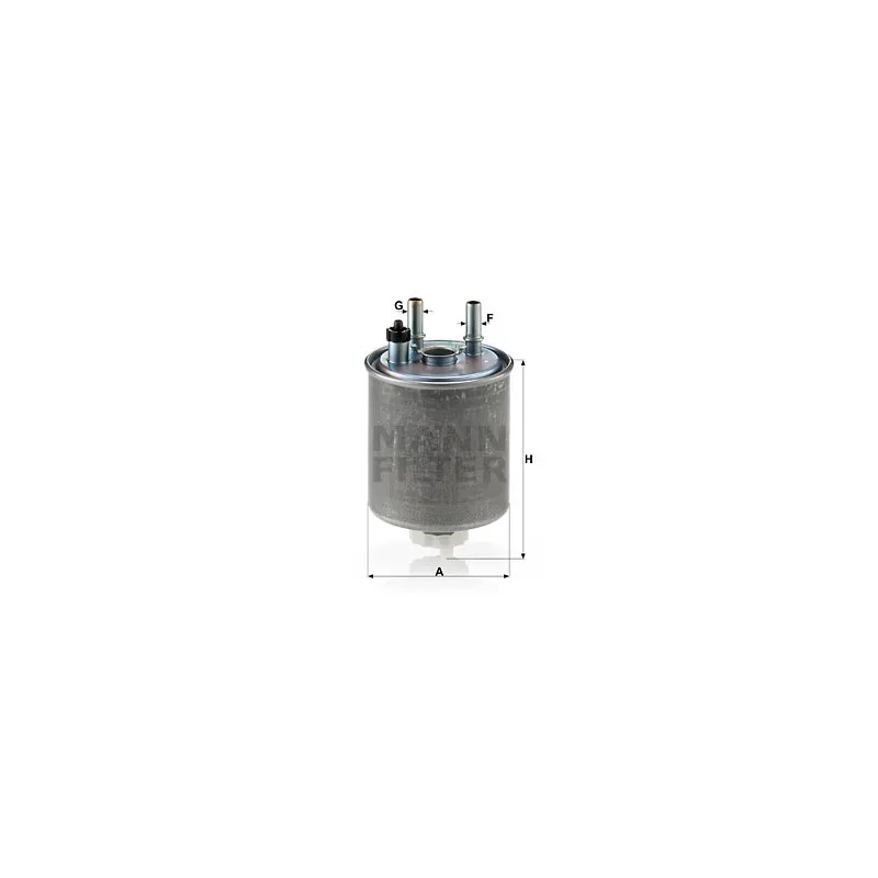 Filtre à carburant MANN-FILTER WK 918/1