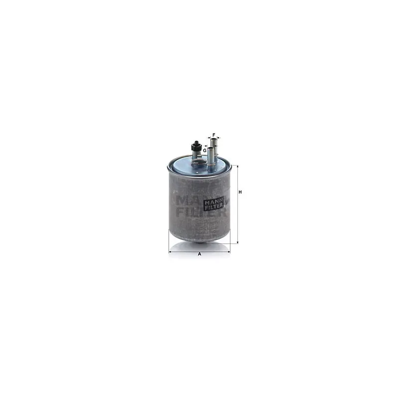 Filtre à carburant MANN-FILTER WK 918/2 x