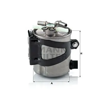 Filtre à carburant MANN-FILTER WK 919/1