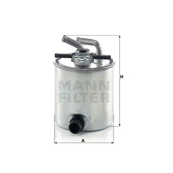 Filtre à carburant MANN-FILTER WK 920/6