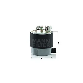 Filtre à carburant MANN-FILTER WK 920/7