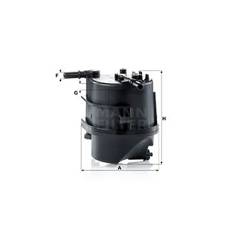 Filtre à carburant MANN-FILTER WK 939