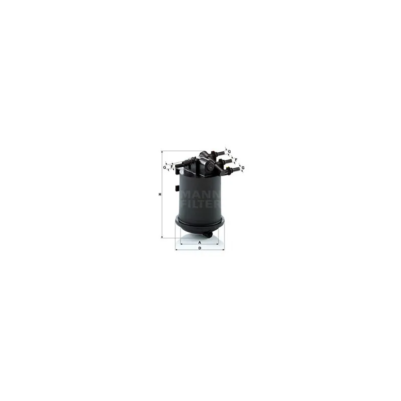 Filtre à carburant MANN-FILTER WK 939/1