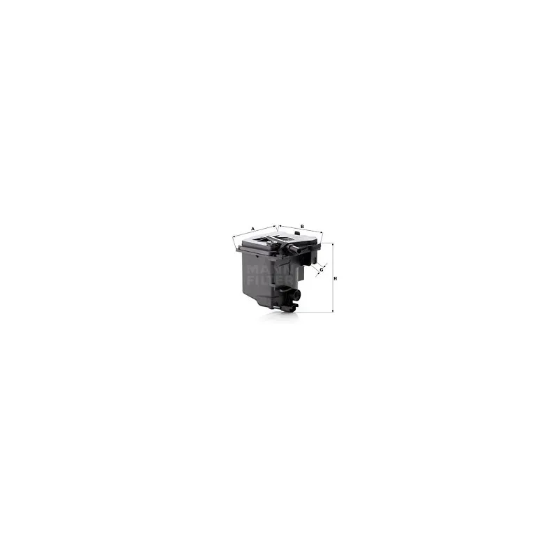 Filtre à carburant MANN-FILTER WK 939/2 z