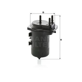 Filtre à carburant MANN-FILTER WK 939/6