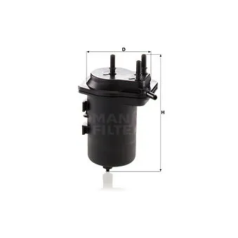 Filtre à carburant MANN-FILTER WK 939/7