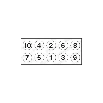 Jeu de boulons de culasse de cylindre PAYEN HBS316