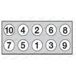 Jeu de boulons de culasse de cylindre PAYEN HBS539 - Visuel 2