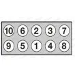 Jeu de boulons de culasse de cylindre PAYEN HBS541 - Visuel 2