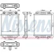 Radiateur, refroidissement du moteur NISSENS 60372 - Visuel 1