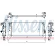 Radiateur, refroidissement du moteur NISSENS 606562 - Visuel 1