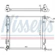 Radiateur, refroidissement du moteur NISSENS 606671 - Visuel 1