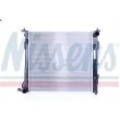 Radiateur, refroidissement du moteur NISSENS 606671 - Visuel 2