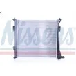 Radiateur, refroidissement du moteur NISSENS 606671 - Visuel 3
