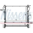 Radiateur, refroidissement du moteur NISSENS 62547A - Visuel 1