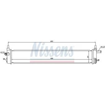 Radiateur, batterie de traction NISSENS 646837