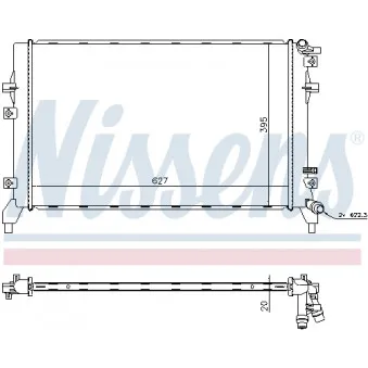 Radiateur basse température, intercooler NISSENS 65315