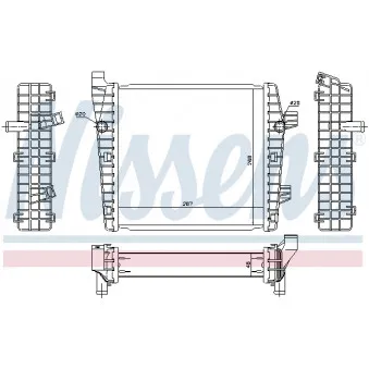 Radiateur basse température, intercooler NISSENS 65320