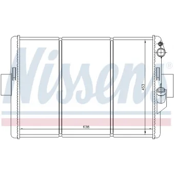Radiateur, refroidissement du moteur NISSENS 698488