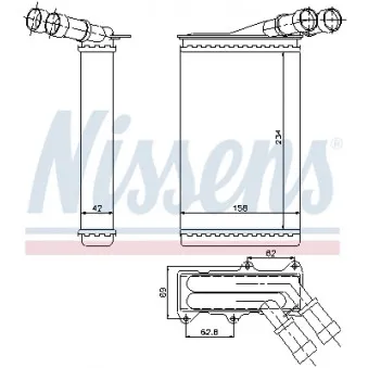 Système de chauffage NISSENS 71146