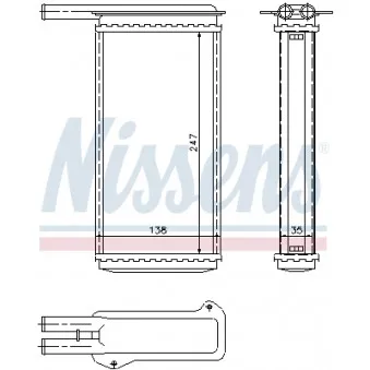 Système de chauffage NISSENS 71756